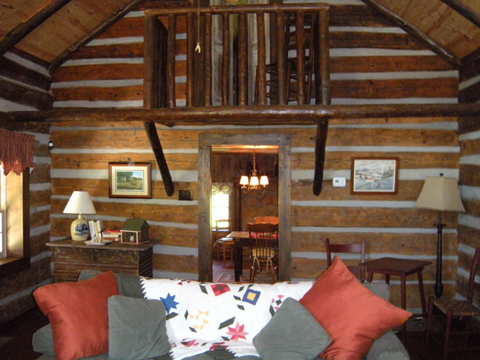 River Rhys Cabin is located in Pilot Mountain, NC in the Yadkin Valley